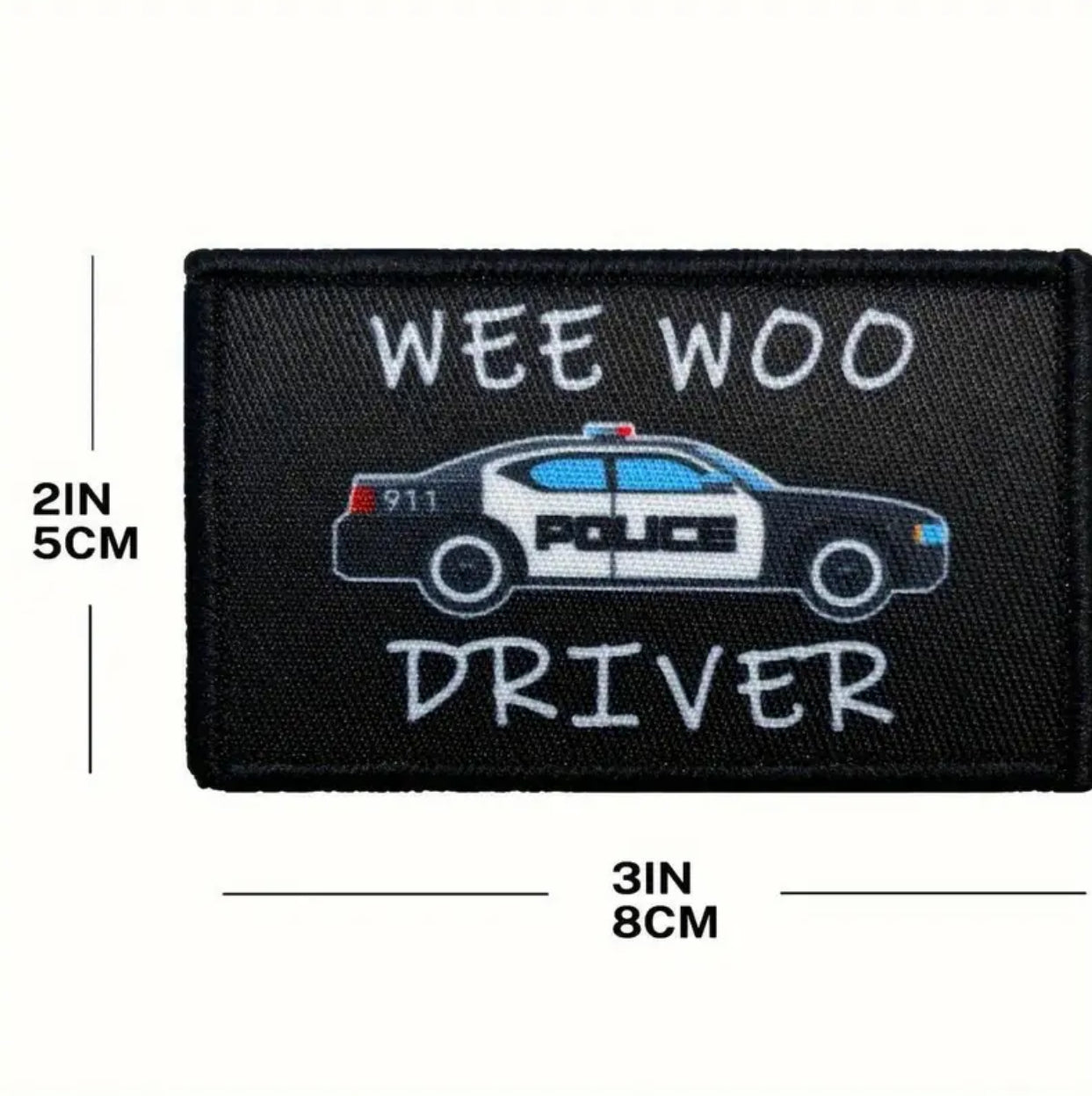POLIZEI "WEE WOO DRIVER" PATCH