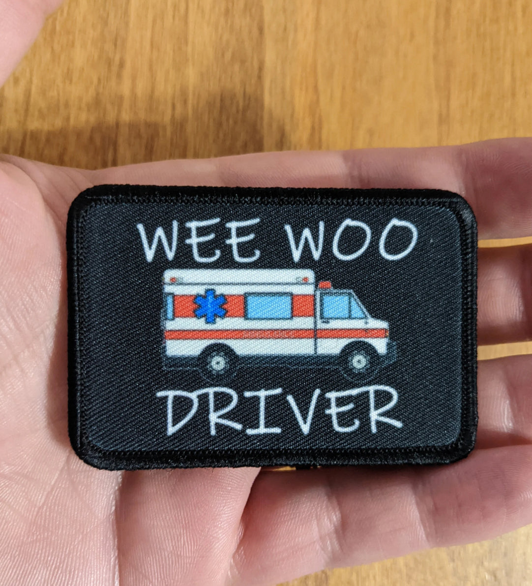 AMBULANZ "WEE WOO DRIVER" PATCH