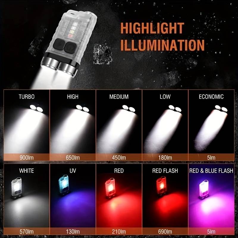 EDC FLASHLIGHT V3 900LM