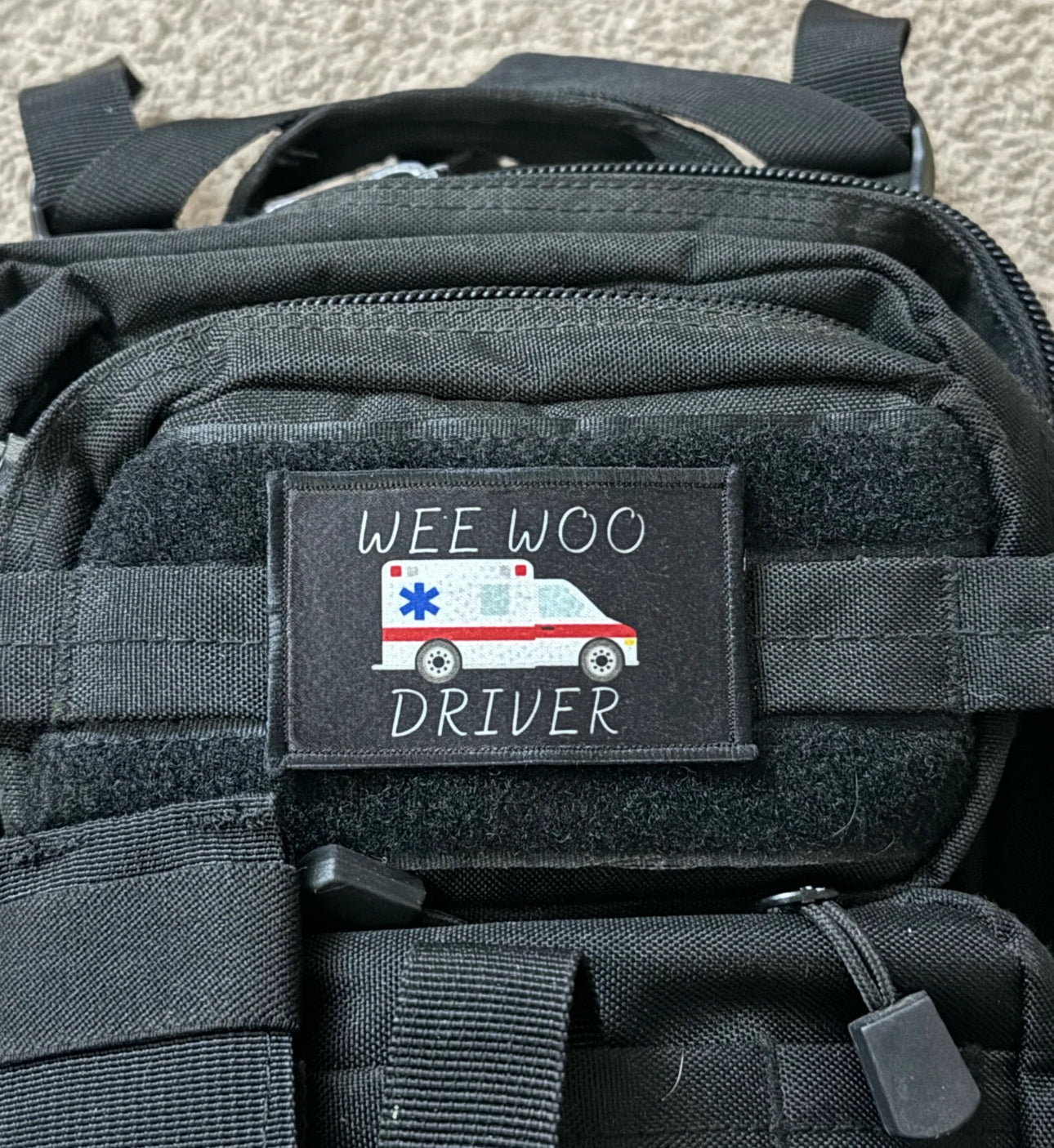 AMBULANZ "WEE WOO DRIVER" PATCH