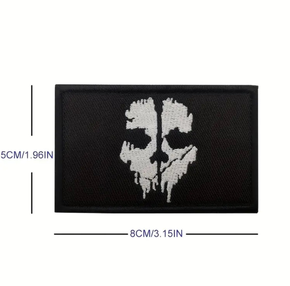 BAD GHOST PATCH BLACK