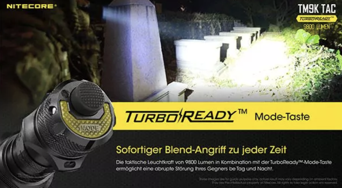 NITECORE TM9K-TAC 9'800LM