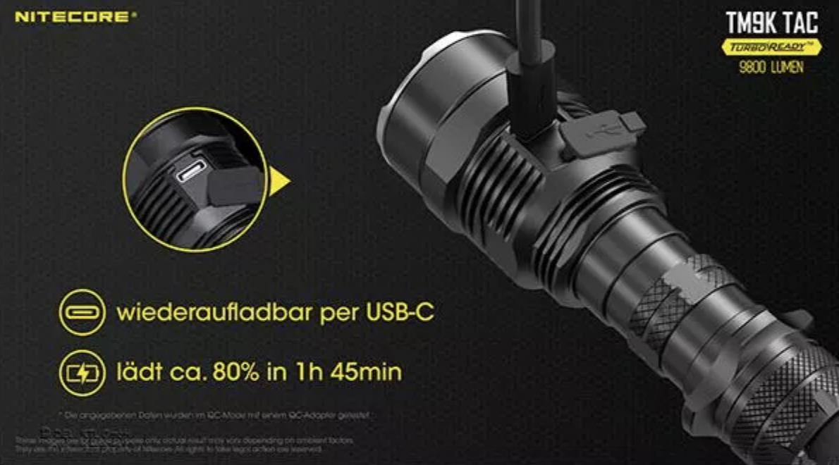 NITECORE TM9K-TAC 9'800LM