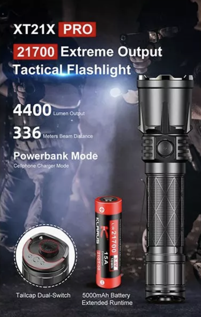 KLARUS XT21X PRO 4'400LM