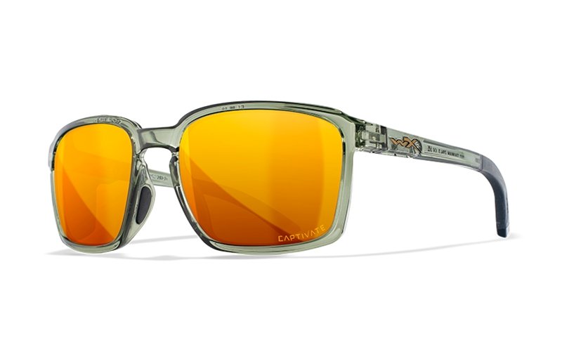 WILEY X SUNGLASSES ALFA CAPTIVATE™ POLARIZED BRONZE MIRROR