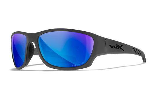 WILEY X SCHUTZBRILLE CLIMB MATTE GREY - CAPTIVATE BLUE MIRROR