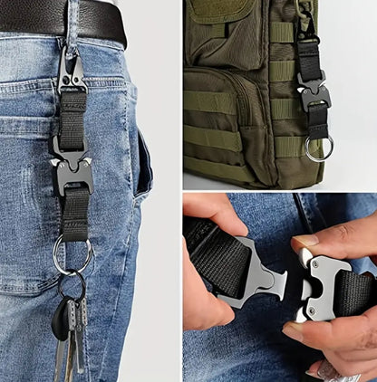 SCHLÜSSELANHÄNGER TACTICAL BELT BLACK