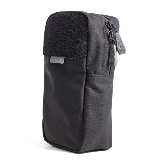 UTILITY POUCH LARGE VERTICAL BLACK