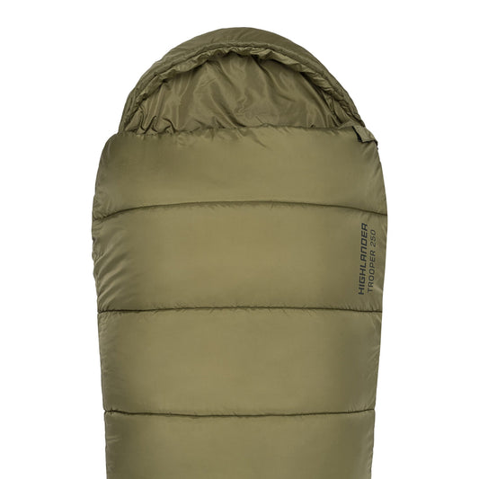 HIGHLANDER SCHLAFSACK TROOPER 250 RANGER GREEN