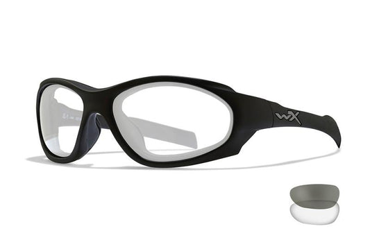 WILEY X SCHUTZBRILLE XL-1 AD COMM MATTE BLACK- SMOKE GREY + CLEAR