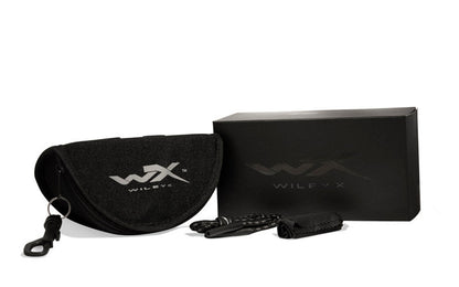 WILEY X SCHUTZBRILLE VAPOR 2.5 BLACK - SMOKE GREY + CLEAR + LIGHT RUST